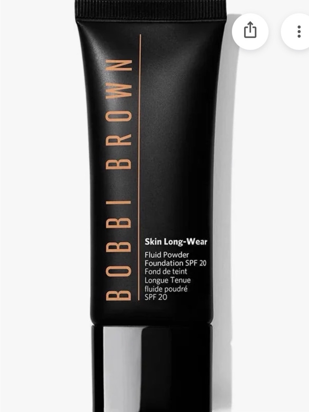 Bobbi Brown Skin Long-Wear Foundation W-086 in Warm Almond